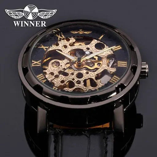 Мужские механические часы Winner Chocolate - фото 6