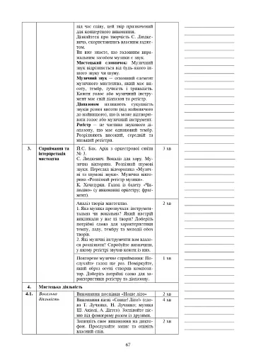 Мистецтво. 5 клас. Конспекти уроків - фото 15