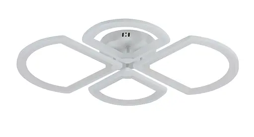 Люстра светодиодная акриловая VALESO G 1142/2+2 WT 116W - фото 2