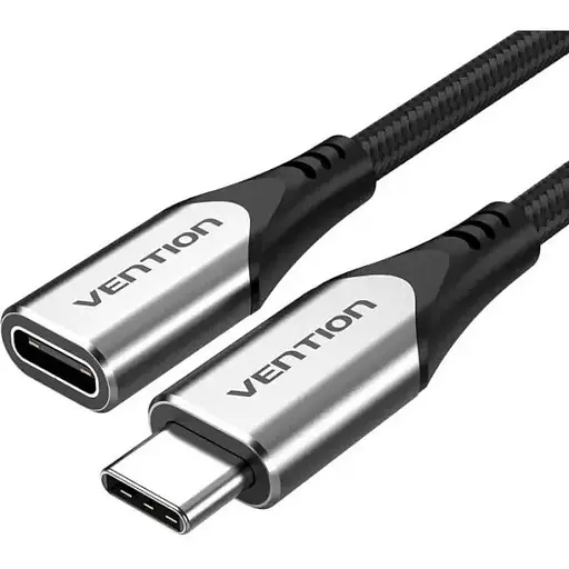 Кабель подовжувач Vention Thunderbolt 3 — USB 3.1 Type-C M-F (60W 20V 3A) 4K 60HZ 1 метр - фото 1