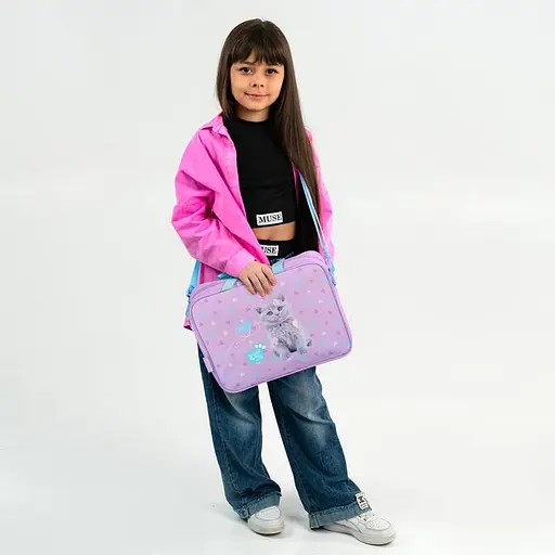 Школьная текстильная сумка Kite Studio Pets (SP26-589) - фото 6