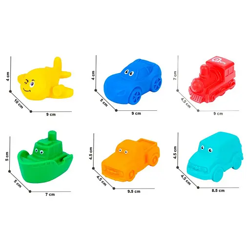 Игрушка "Набор для ванной ТехноК", арт.8973TXK, 6 шт. - фото 2