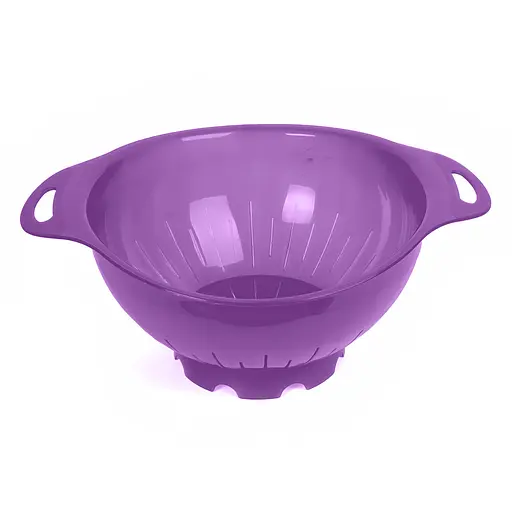 Друшляк пластиковий 3 літри діаметр 25 см, Мед Фіолетовий 86701 - фото 1