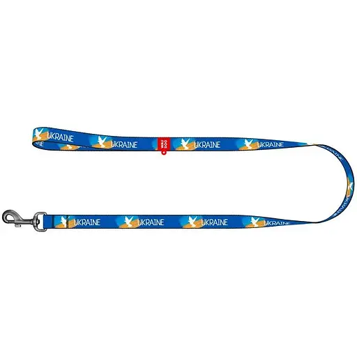 Повідець для собак Waudog Nylon нейлоновий малюнок "Прапор", розмір L-XXL - фото 2