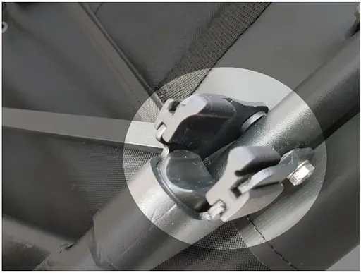 Розкладушка-ліжко для риболовлі M-Elektrostatyk L15 посилена рама - фото 5