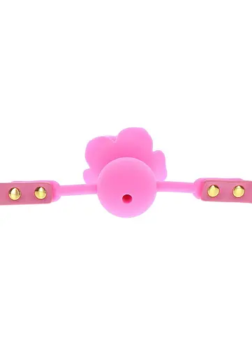 Кляп Taboom Rose Ball Gag Malibu рожевий - фото 6