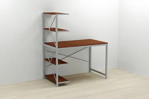 Компьютерный стол Ferrum-decor Джек 75x120x70 Серый ДСП Венге (FRD-105324)