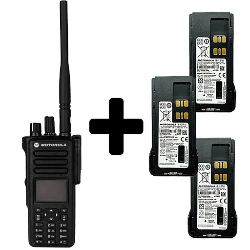 Радіостанція цифрова Motorola DP4800 VHF, + 2 акумулятора IMPRES в комплекті