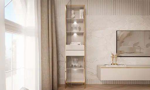 Вітрина підвісна Аврора 2д кашемір - фото 5