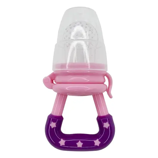 Ніблер для прикорму немовлят Mega Zayka MGZ-0001(Pink) харчовий силікон - фото 1