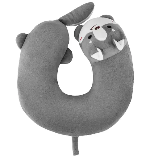 Подушка для шеи Ardesto Travel Grey Cat 28х28 см серая (ART3034NEP) - фото 1