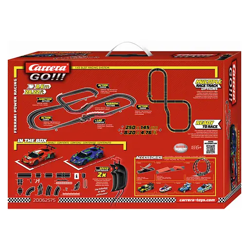 Автотрек Carrera GO!!! Мощная гонка Ferrari трасса 8.6 м (CR-20062575) - фото 8