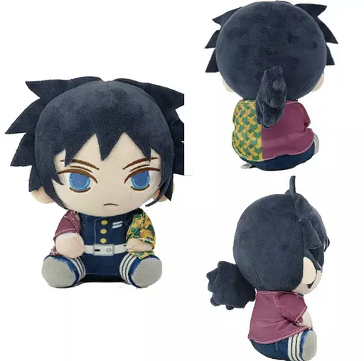 М'яка іграшка Клинок розсікаючий демонів Томіока Гію Demon Slayer Giyuu Tomioka 30 см P DS 29 - фото 2