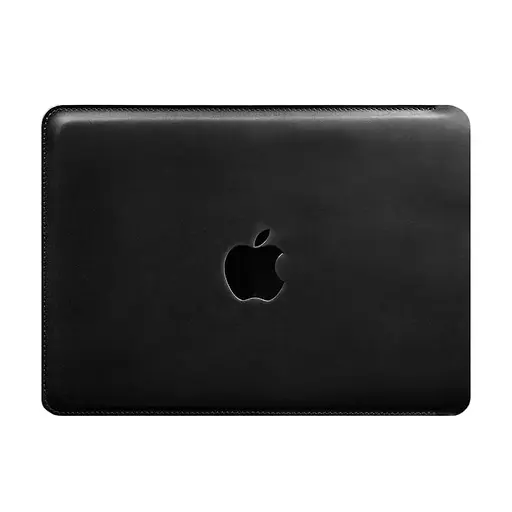 Шкіряний чохол BlankNote для MacBook 13 дюйм Чорний Crazy Horse - фото 8