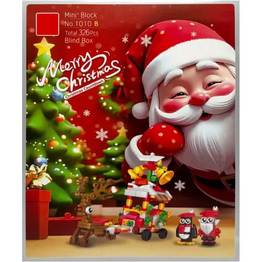 Детский конструктор адвент-календарь Merry Christmas Bambi 1010B - фото 1