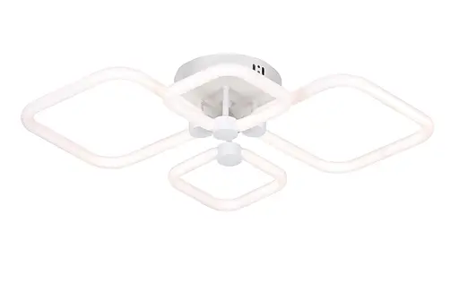 Припотолочная люстра G 2589/2+2 WT 72W - фото 2