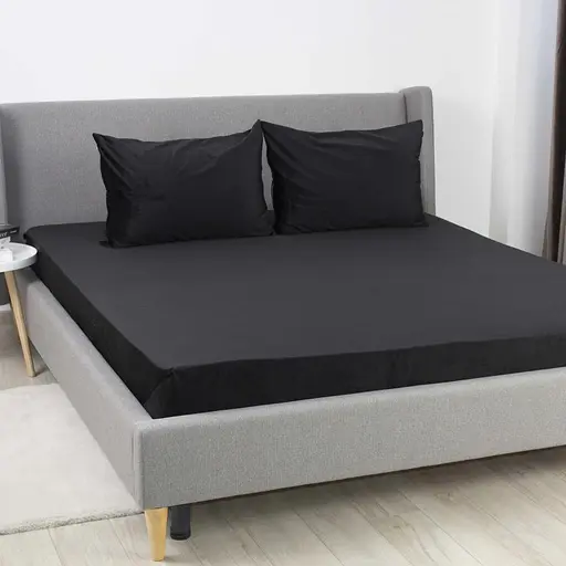 Простирадло ТЕП Velour з резинкою чорне, 180 x 200 (2-04824_34659) - фото 5