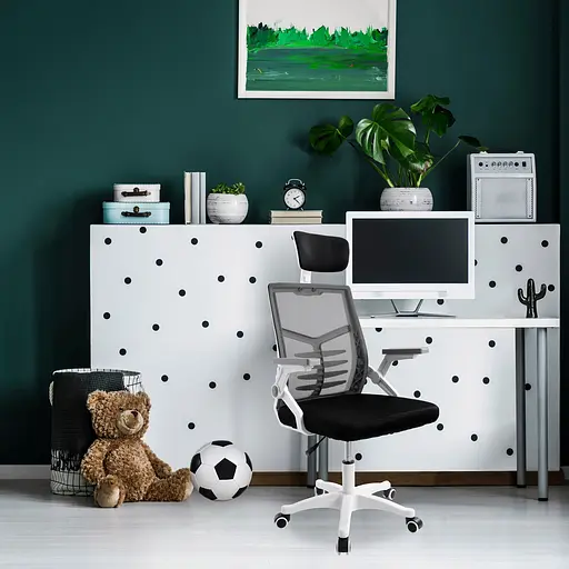 Офисное кресло MARKUS White/Black - фото 8