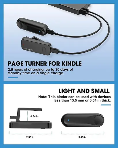 Радіочастотний пульт дистанційного керування для перегортання сторінок Kindle Paperwhite - фото 4