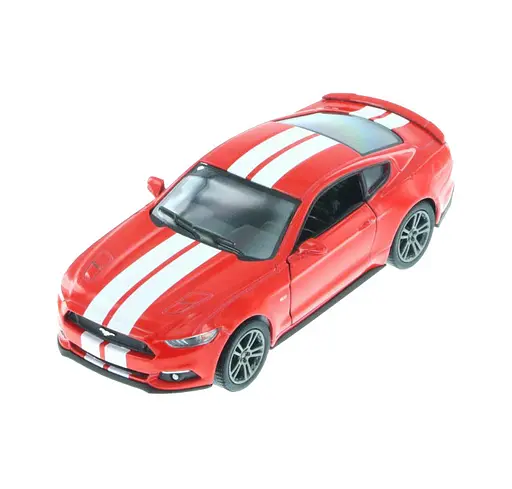 Машинка Ford Mustang GT (2015) Kinsmart KT5386FW, 1:38 Красный - фото 1