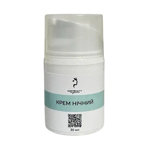Крем нічний EasyBeautyOrganic anti-age з колагеном та еластином 30 мл - фото 1