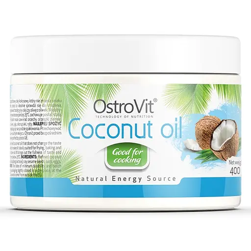 Замінник живлення Coconut Oil, 400 грам OstroVit fit0023855 - фото 1