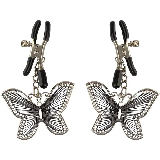 Затискачі для сосків Pipedream Fetish Fantasy Butterfly сріблястий