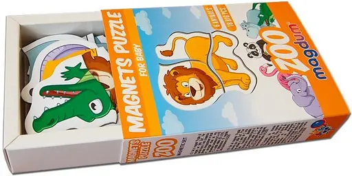 Магнитные пазлы Magdum "Зоо" ML4031-18 EN - фото 4