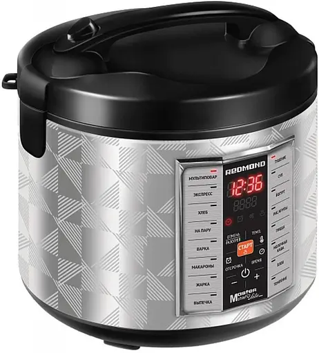 Мультиварка Redmond RMC-M26, Inox/Black, 830W - фото 2
