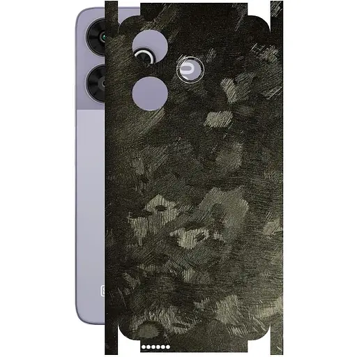Защитная пленка StatusSKIN для Xiaomi Poco M6 Plus Корпус Винил Кованый металл