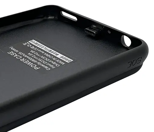 Чехол-аккумулятор XON PowerCase для Xiaomi Redmi Note 10S 6800 mAh Черный (PCBS3410268B 1578) - фото 3