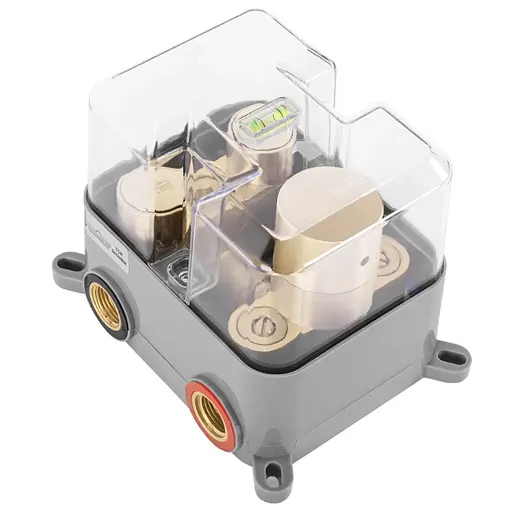 Душова система Rea Lungo gold з термостатом + BOX прихованого монтажу REA-P8550, Золотий - фото 8