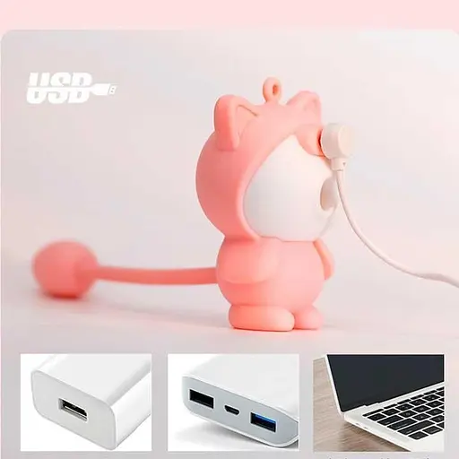 Двойной вакуумный вибратор Otouch Cici Kitty с 20 режимами вибрации для женщин стимуляция клитора и точки G розовый - фото 7