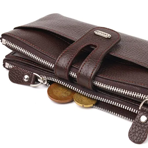 Кожаный женский кошелек Canpellini 19х9.5х1.5 см acs0025140 - фото 6