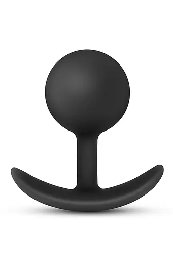 Анальна пробка Anal Adventures Platinum Plug 8.9 см (чорний)
