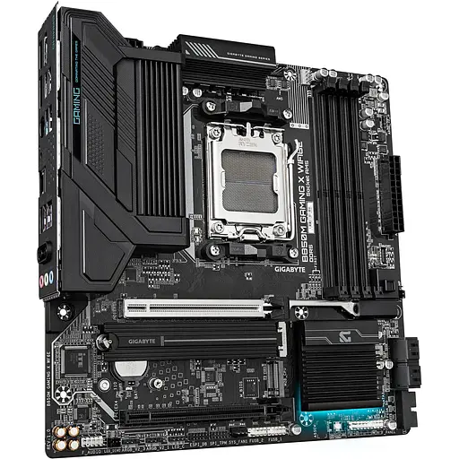 Материнская плата Gigabyte B850 Gaming X WF6E sAM5 B850 4xDDR5 M.2 Wi-Fi BT HDMI DP mATX - фото 2