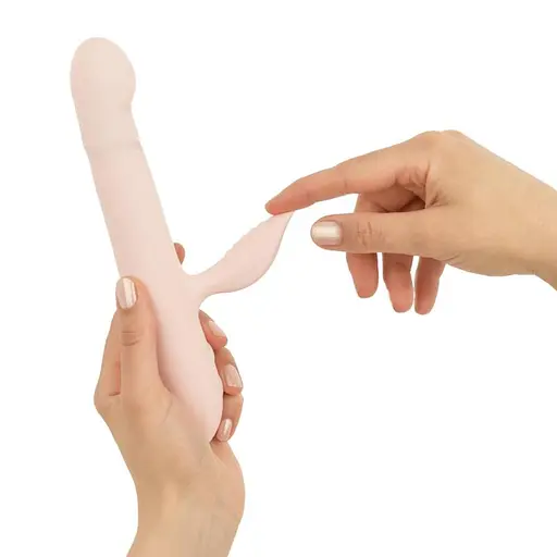 Вібратор-кролик Fleshlight Good Vibes Only Shai, 22 см (рожевий) - фото 2