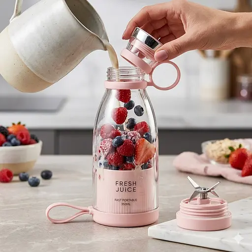 Портативний блендер для коктейлів і смузі - фото 6