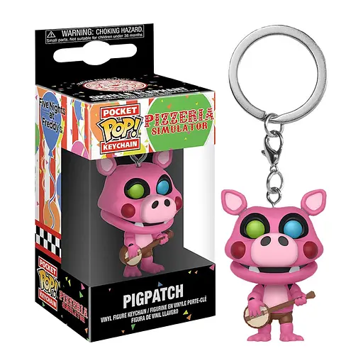 Фігурка-брелок Funko Pop Фанко Поп П'ять ночей з Фредді ?Five Nights at Freddys Pigpatch 4 см Trinket FNAF PP1 - фото 2