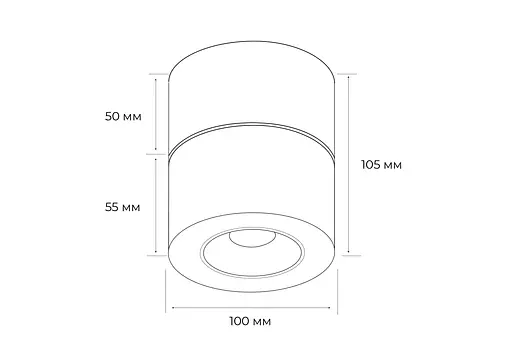Точковий світильник MJ-Light 3017 12W BK 4000K - фото 3