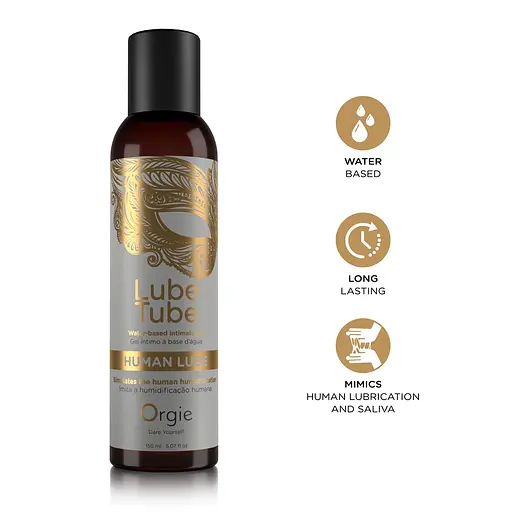 Лубрикант на водній основі Orgie Lube Tube Human Lube 150 мл - фото 2