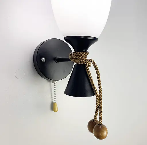 Бра з вимикачем у чорному корпус Line.F 11299/1W - фото 2