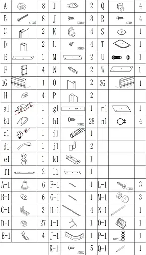 Душовий бокс BRAVO OBRA H120GBSL (H120BL) - фото 6
