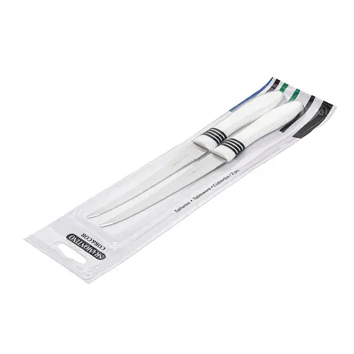 Набір ножів кухонних, 2 шт., для томатів та м'яких овочів, Kitchen Master Чорний 87707 - фото 6