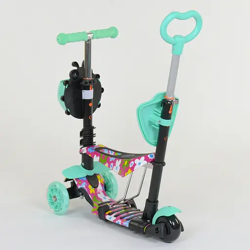 Самокат 5 в 1 Best Scooter 43702 бирюзовый - фото 6