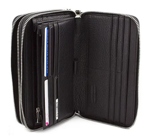 Стильный мужской клатч из кожи Marco Coverna 21х12х4 см sum0022326 - фото 4