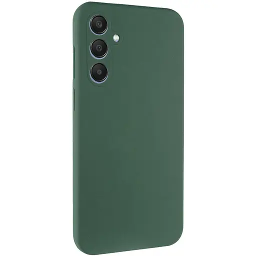 Чехол Lakshmi Silicone Cover Full Camera (AAA) для Samsung Galaxy S24 FE Зеленый / Cyprus Green - фото 2