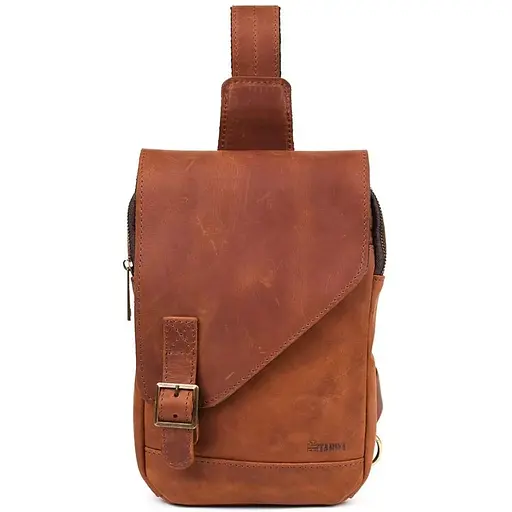 Шкіряна сумка-слінг Tarwa 18х27х4.5 см sum0025600 - фото 1