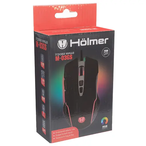 Мышь Hölmer игровая проводная (M-03GS) - фото 19