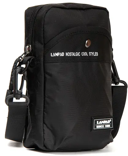 Невелика чоловіча сумка через плече Lanpad 13х20х7 см 000302396 - фото 2